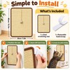 Sisal Cat Scratcher Replacement Pad with Hanging Ball – 40