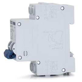 CHTAIXI DC Miniature Circuit Breaker, 2 Pole 600V 20 Amp Isolator for Solar PV System, Thermal Magnetic Trip, DIN Rail Mount DC Disconnect Switch C20