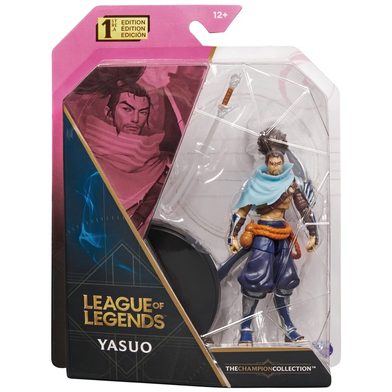 League of Legends - 10cm Yasuo Actionfigur mit Schwert und