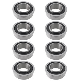 VGOL 8-Piece Flange Ball Bearing Replacement Part 532009040 Compatible with Ariens Compatible with MTD Compatible with JD Compatible with Snapper Mowers (ID 3/4 X AD 1-3/8 Inch)