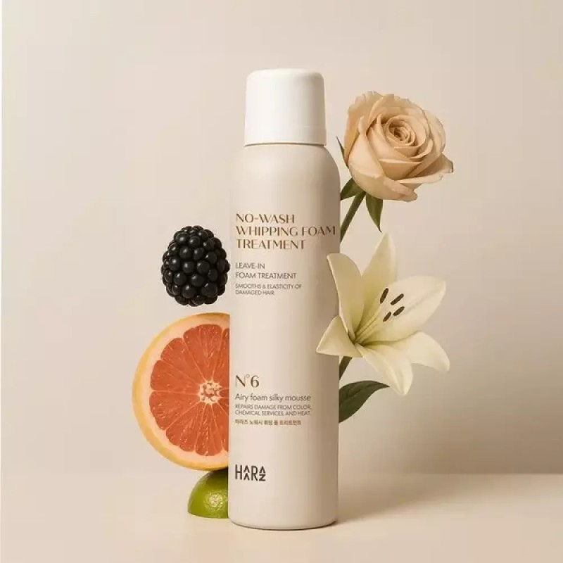 HARUZE 하라즈 노워시 휘핑 폼 트리트먼트 200ml Hara Zu Nowashi