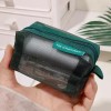 1/10Pcs 투명 메쉬 동전 지갑 미니 지퍼 가방 이어폰 데이터