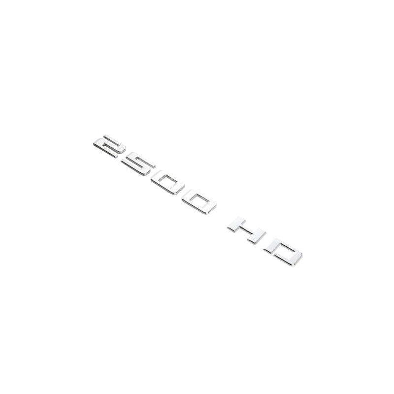 2pcs 2500HD 2500 HD Emblem Side Door Badge 3D Letter