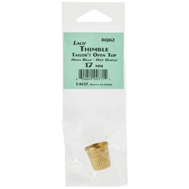 Lacis Open Top Tailor's Thimble Size 17 mm, Acrylic, Multicolour, 1.82x5.08x13.97 cm