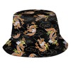 Chinese Japanese Dragon Bucket Hat Unisex Outdoor Travel Packable Beach