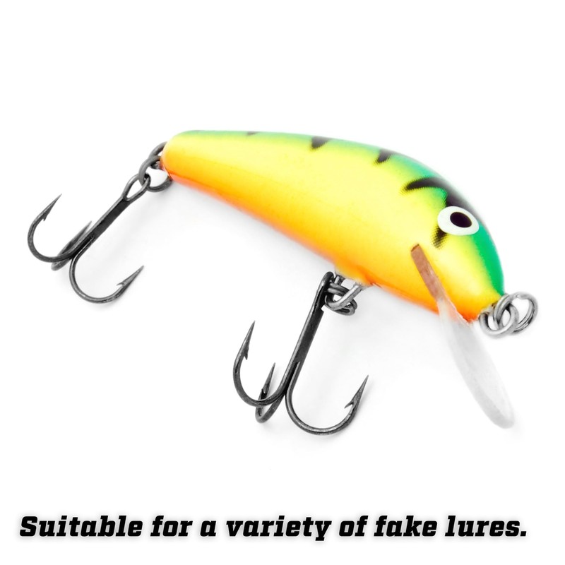 Piscorush Fishing Treble Hooks High Carbon Steel Fishing Hooks Classic