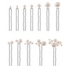 Matomtak Pearl Pin, Small, Large, Set of 12, Hair Ornament,