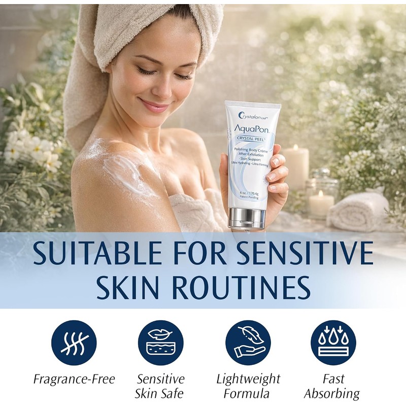 AQUAPON 6 OZ AFTER EXFOLIATION HYDRATING & FIRMING BODY CREME
