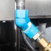 Huoyanshe 3/4 Inch Commercial Gas Hose Swivel Connector, Quick Connect