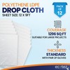 Ecotez 12 Pack 12 x 9 ft Extra Large Painter's