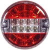 APUK 12V Red Clear Rear Combination Brake Tail Indicator Light