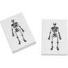 2 x 45mm 'Skeleton Bones' Erasers/Rubbers (ER00043828)