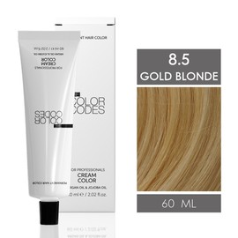 The Color Codes Cream Color Professional Hair Color Series - 60ml - Professional Hair Colours in 76 Shades (8.5 Light Gold Blonde)