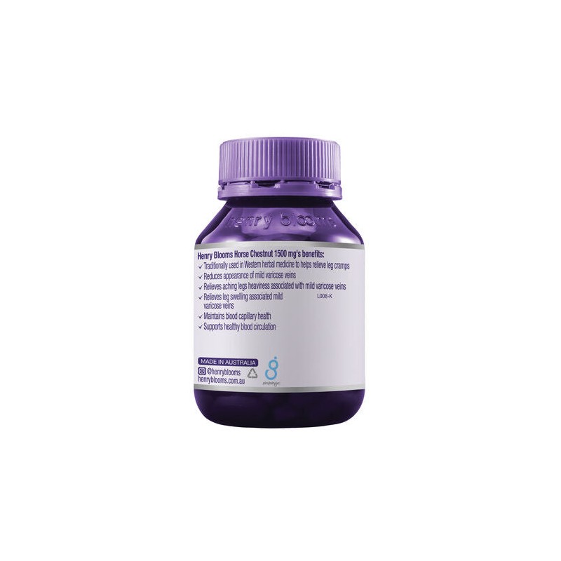 Henry Blooms Horse Chestnut 1500Mg 90 Capsules