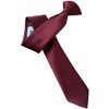 Clip Kravatte Fine Italian Satin - Red - burgundy