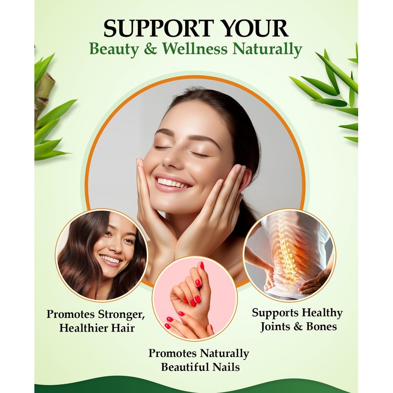 Organic Silica Extract 10:1| High Strength Naturally Sourced Silica Supplement