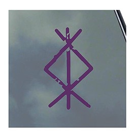 Protection Rune Vinyl Sticker Decal Norse Viking Asatru Odin Thor Loki Runic Symbol