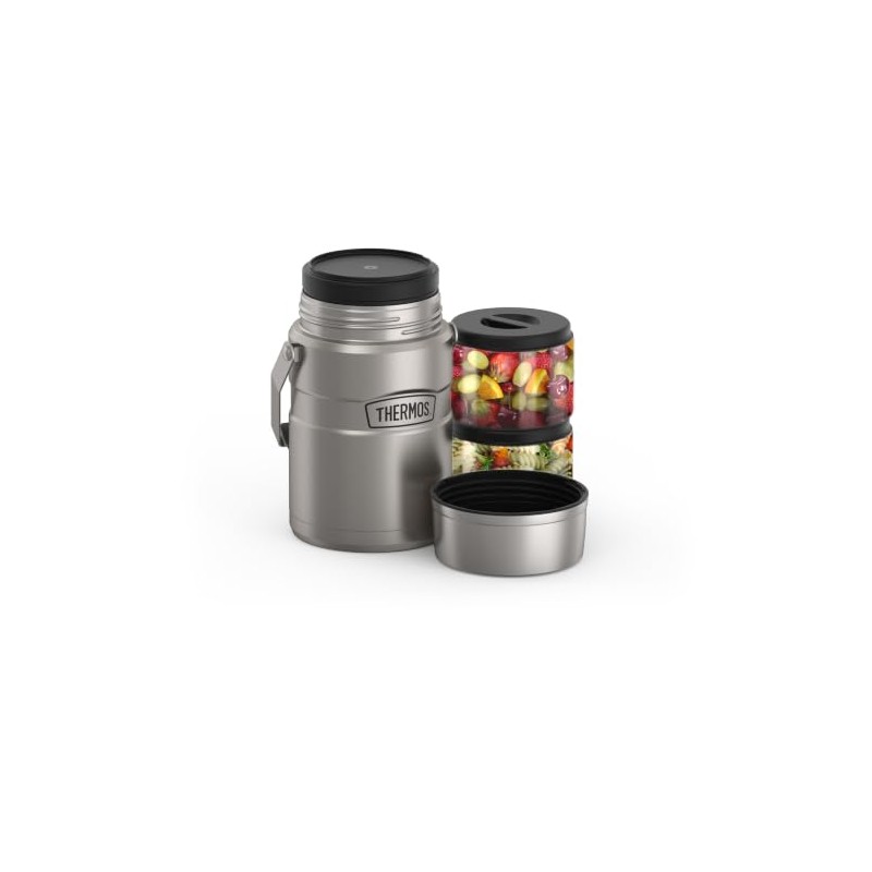 Thermos - Tarro de alimentos con aislamiento al aspiradora, acero
