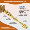Shower Valve Rebuild Kit Compatible with Symmons Temptrol, Includes TA-10