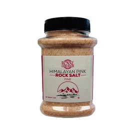 RoyalHouse, Himalayan Extra Fine Pink Salt - 2.5 lbs Extra Fine Bulk in Jar, Pure Gourmet Crystals, Natural - Contains 84 Minerals, Suitable for Body Bath Scrubs, Table Salt - Kosher