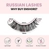 Enshore Natural Look Eyelashes Russian Strip Lashes Cat Eye Lashes