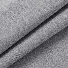 Foreate 600D Waterproof Canvas Fabric by The Yard 58” W Upholstery Cordura Material Indoor Outdoor Polyester Fabric for Chairs Patio Cushion Furniture Cover DIY Sewing, 1 Yard Light Grey