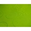 Christmas Concepts® 36" Damask Fabric Lime Green Round Tablecloth -