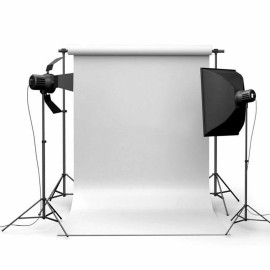 Photography Background 3x5 5X7FT Vinyl Studio White Photo Background Photography Backdrop Photo Studio - 5x7FT