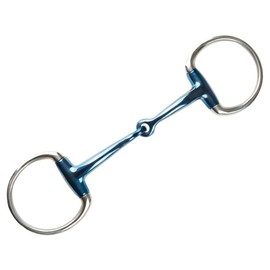 Korsteel Jp Blue Steel Jointed Eggbutt Snaffle Bit 5.5"