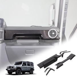 Tumukiw Center Console Dashboard Air Vent Frame Trim Compatible with INEOS Grenadier 2020-2024 Inner Dashboard Center Console and Side Air Vent Outlet Cover Trims (Carbon Fiber)