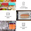 Sophico 11 Cup Rectangle Silicone Storage Cover Lids Replacement for