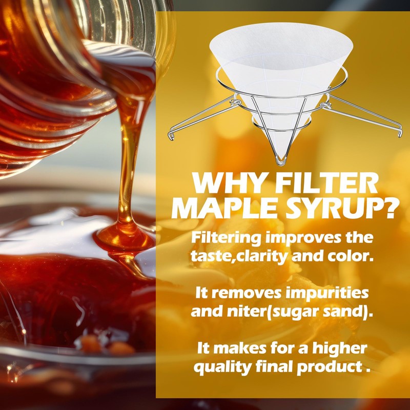 Tandefio 16 Pcs Maple Syrup Filter Set 1 Maple Syrup