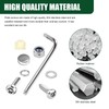 Downhill 54 PCS License Plate Screws Kit, Rustproof Anti Theft
