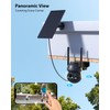Xega Solar Surveillance Camera Outdoor Wireless 2K Super HD PTZ