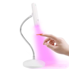 UV LED Lampefür Gelnägel, 9W USB Gel Nagellampe Drehbar Gooseneck mit Berührungssteuerung für Nagellack, 60 Sekunden zum Aushärten von Nagelkleber