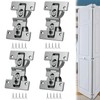 Pisman 180 Degree Adjustable Bifold Hinges, Folding Closet Door Hinges