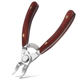 FERYES Toenail Clippers, Toenail Scissors, Stainless Steel Nail Cutters, Sharp Curved Nippers for Thick Nails/Toenails, Ingrown Toenails, Safety Cover Included