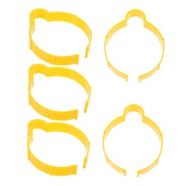 NOLITOY 5pcs Roll Body Film Tool Car Window Vinyl Holders Window Tint Film Holders Plastic Car Tint Clips Plastic Yellow