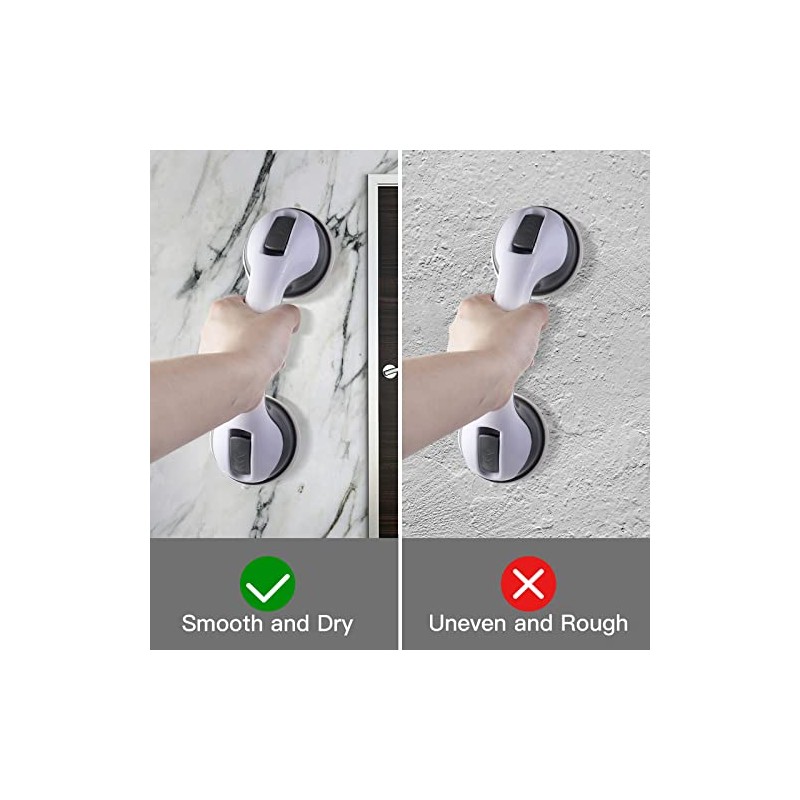 12 inch Suction Bathroom Grab Rails, Happybase 2pcs Hand Rail