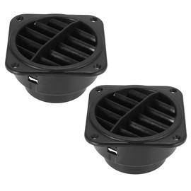X AUTOHAUX 2pcs Warm Air Vent Outlet 75mm Auto Car Heater Dust Air Conditioner