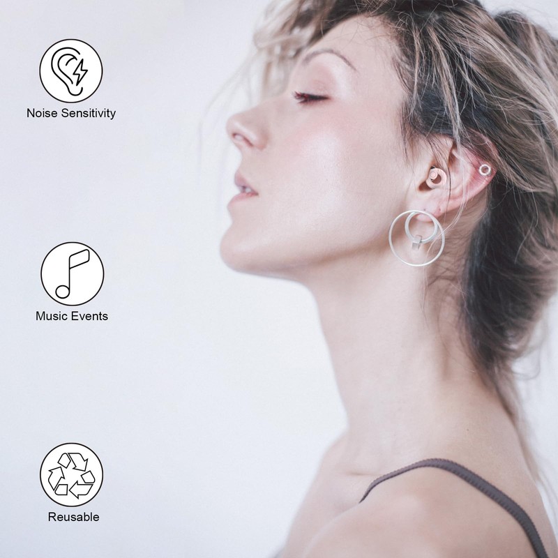 Jayine Ear Plugs for Noise Cancelling Ear Protection EarPlugs for