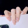 Nail Tips 24 Pcs Set Long False Nail 3D Glossy