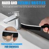 Hmseng Gap Cleaning Brush, Pack of 3 Hard Bristles Corner