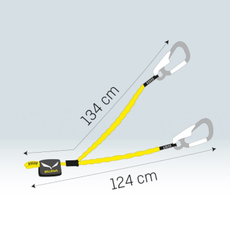 Salewa Ergo Core, Set Via Ferrata Unisex – Adult, Silver/Royal