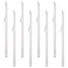 8 PCS Foot Scraper for Dead Skin Callus Removal, Stainless