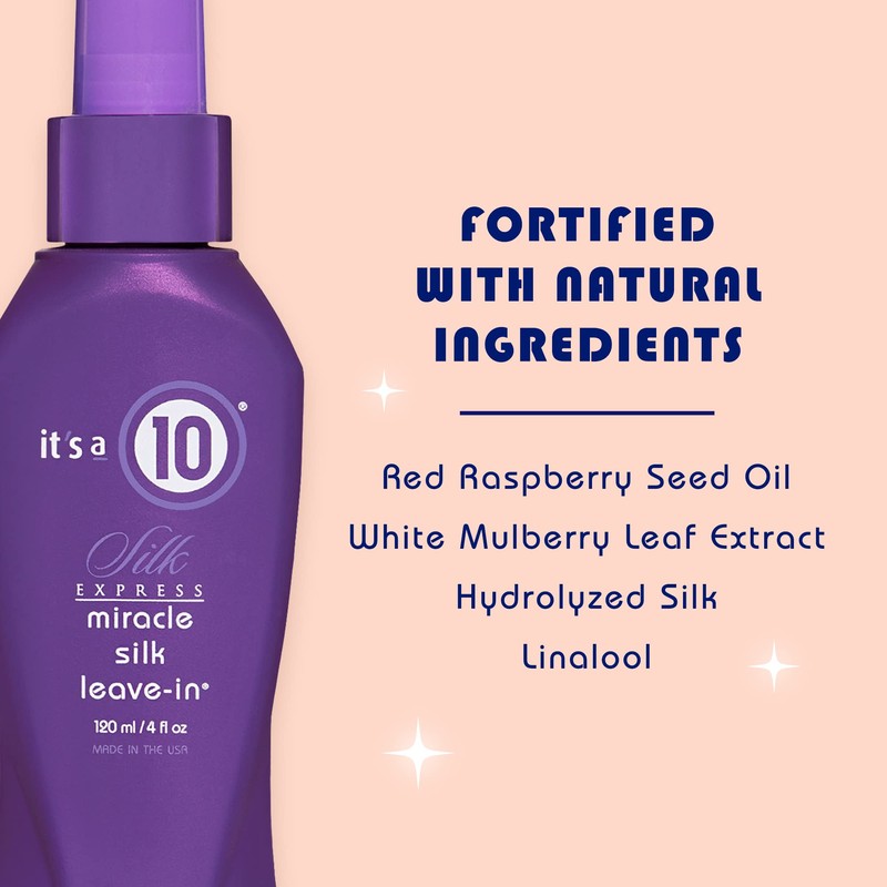 It's A 10 Silk Express Miracle Silk Leave In 4 Oz