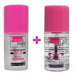 Fantasy Nails True Bond + Nivelador De Ph Fantasy Nails 15 Ml