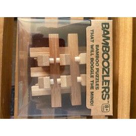 Bamboozlers wooden bamboo puzzle new