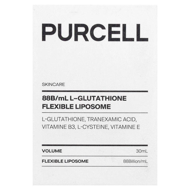 PURCELL L-Glutathione Flexible Liposome, 1.01 fl oz (30 ml)