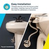 Holdrite Fixture Outlet Box Escutcheon, Pack of 10, Extended White